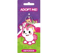Adopt Me - Porte-clés PVC Licorne PM7717 (Taille unique) (Blanc/Rose)