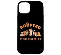 Adopted is The Best Breed: Dog Rescue Shelter & Adoption Coque pour iPhone 15 Plus