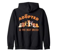 Adopted is The Best Breed: Dog Rescue Shelter & Adoption Sweat à Capuche