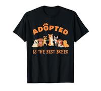 Adopted is The Best Breed: Dog Rescue Shelter & Adoption T-Shirt