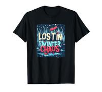 Adoptez Le Froid avec ce Design Lost in Winter Chaos T-Shirt