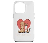 Adoptez ne magasinez Sauvez des Vies Chien Chat Amour Coque pour iPhone 13 Pro