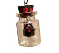 Adoptez un fantôme, Fantôme dans une bouteille - Collier fantôme,Bijoux d"Halloween, fantôme piégé dans une bouteille, collier fantôme pour , riferimento alla descrizione, Se référer