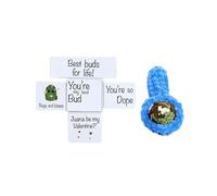 Adoptez une Peluche de Pépite de Mauvaises Herbes, Adoptez une Peluche de Pépite de Mauvaises Herbes avec Bol et Cartes D'Encouragement, Jouets en