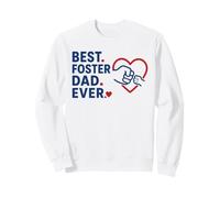Adoption Family Love Heart Fist Bump Best Foster Dad Ever Sweatshirt