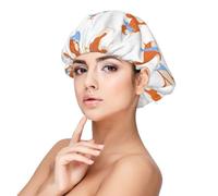 Adorable Akita Inu,Bonnet de nuit en satin pour adulte - Bonnet de nuit élastique pour femme, couvre-cheveux de nuit