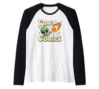 Adorable Alien « I'm a Comet » Cosmique drôle 3I/Atlas Space Design Manche Raglan