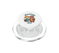 Adorable Amateur de thé à Bulles avec Un Chat et Un Ours au Vietnam PopSockets PopGrip pour MagSafe
