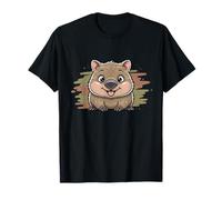 Adorable Animal Australien Souriant Wombat T-Shirt