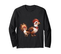 Adorable Animal de la Ferme en Forme de Poulet et Poussin Manche Longue