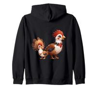 Adorable Animal de la Ferme en Forme de Poulet et Poussin Sweat à Capuche
