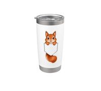 Adorable animal de poche écureuil Gobelet isotherme en acier inoxydable double paroi
