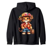 Adorable Animal de Voyage lionceau Tropical Vacances Sweat à Capuche