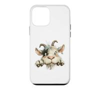 Adorable Animal fantaisiste en Forme de chèvre Coque pour iPhone 12 Mini