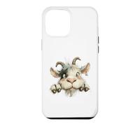 Adorable Animal fantaisiste en Forme de chèvre Coque pour iPhone 12 Pro Max