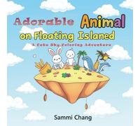 Adorable Animal on a Floating Island: A Cute Sky Coloring Adventure