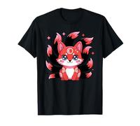 Adorable anime rouge Kitsune Fox Spirit Moon T-Shirt