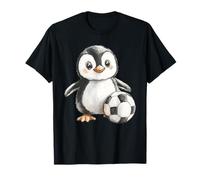 Adorable Aquarelle bébé Pingouin Joueur de Football T-Shirt