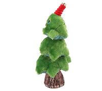 Adorable Arbre de Noël en Peluche Chantant Dansant avec 8 Chansons de Noël pour S'amuser en Famille (Arbre de de souche de Danse)