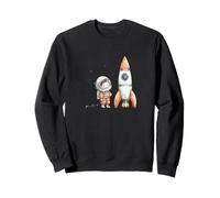 Adorable Astronaute garçon équitation fusée Spatiale Aventure Sweatshirt