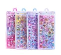 Adorable autocollant bouffant pour enfants, garçons et filles, petit pour étui de téléphone, carnet de notes, artisanat adorable pour scrapbooking