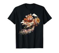 Adorable Avion Pilote Panda Rouge pour Enfants T-Shirt