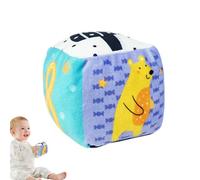 Adorable balle hochet pour bébé, balle de préhension à la main en tissu doux, balle hochet pour tout-petit, balle colorée pour enfant, balle sensorielle texturée douce, balle classique facile à