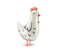 Adorable ballon gonflable en forme de poule - Décoration d'anniversaire - Décoration de Pâques - Cadeaux pour enfants et adultes - Pour anniversaire d'enfant, poulet, poulet, poulet, animaux de la
