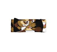 Adorable bandeau à nœud pour bébé imprimé castor coquin, doux, extensible et doux pour la peau pour les nouveau-nés et les tout-petits