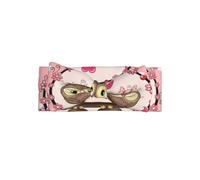 Adorable bandeau à nœud pour bébé imprimé hiboux - Doux, extensible et doux pour la peau pour les nouveau-nés et les tout-petits