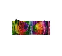 Adorable bandeau arc-en-ciel pour bébé avec nœud imprimé ville - doux, extensible et doux pour la peau pour les nouveau-nés et les tout-petits