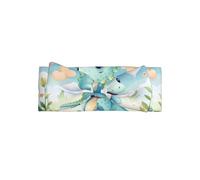 Adorable Bandeau Bébé Imprimé Dinosaure Amour - Mignon Délicat Bandeau - Doux Extensible Princesse Bandeaux