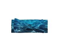 Adorable bandeau bleu à imprimé océan profond pour bébé - Doux, extensible et doux pour la peau pour les nouveau-nés et les tout-petits