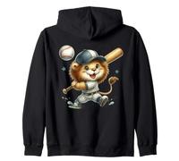 Adorable Batteur de Baseball Lion Cub Sweat à Capuche