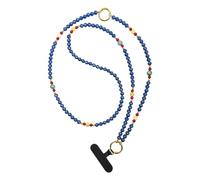 Adorable Beaded Phone Chain, Detachable Beaded Phone Strap, Fashion Cellphone Lanyard, Anti Theft Women Cellphone Lanyards, Beaded Cell Phone Chain Strap with Phone Tether Tabs for Most Smartphones