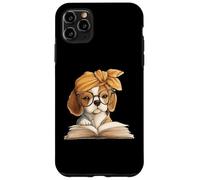 Adorable Beagle Puppy Reading Book Lover Dog Animal Graphic Coque pour iPhone 11 Pro Max