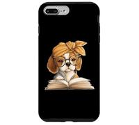 Adorable Beagle Puppy Reading Book Lover Dog Animal Graphic Coque pour iPhone 7 Plus/8 Plus