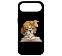 Adorable Beagle Puppy Reading Book Lover Dog Animal Graphic Coque pour iPhone Air