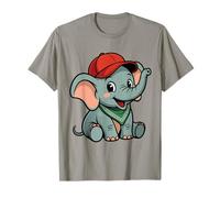 Adorable bébé éléphant avec Casquette T-Shirt