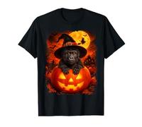 Adorable bébé Gorille sorcière sur Halloween T-Shirt Graphique avec Valeur