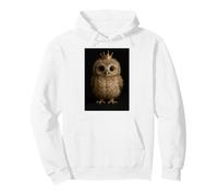 Adorable bébé Hibou avec Petite Couronne Fantaisie forêt Sweat à Capuche