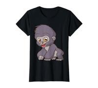 Adorable bébé Orang-outan Dessin animé - Mignon Jungle Fun T-Shirt Graphique avec Valeur