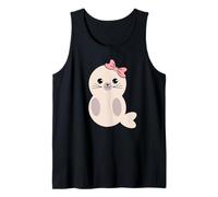 Adorable bébé Phoque Rose pour Amoureux des Animaux Débardeur