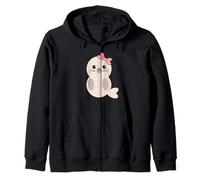 Adorable bébé Phoque Rose pour Amoureux des Animaux Sweat à Capuche