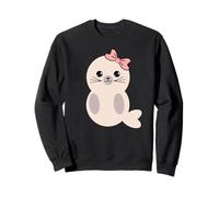 Adorable bébé Phoque Rose pour Amoureux des Animaux Sweatshirt