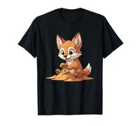 Adorable bébé Renard avec Boussole Woodland Explorer Kids T-Shirt