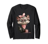 Adorable bébé Renard Kawaii Girly Personnage élégant Animal Graphique Manche Longue
