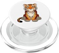 Adorable bébé Tigre du Bengale, Motif Jungle PopSockets PopGrip pour MagSafe