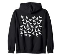 Adorable Berger Allemand Blanc pour Les Amoureux des Chiots Sweat à Capuche