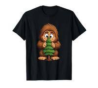 Adorable Bigfoot Sasquatch caché derrière Un Arbre T-Shirt
